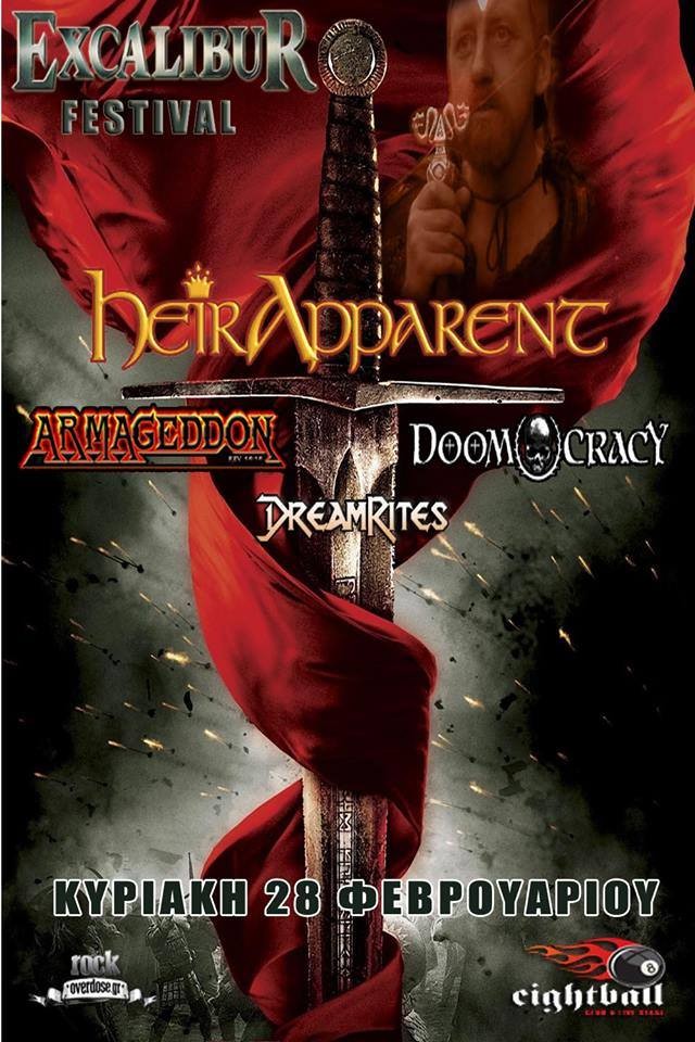 Ανταπόκριση: Excalibur Festival: Heir Apparent, Armageddon, Doomocracy, Dreamrites @ Eightball, Θεσσαλονίκη (28/2/2016)