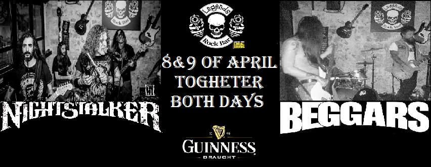 Ανταπόκριση: 2ήμερο NIGHSTALKER & BEGGARS @ Ρόδο, Legends Rock Bar (8-9/4/2016)