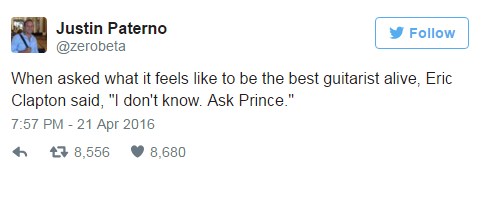 prince tweet