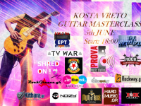 Shred ON: Kosta Vreto/ Guitar Masterclass 5th June + Metalizer (Nikos Protonotarios)