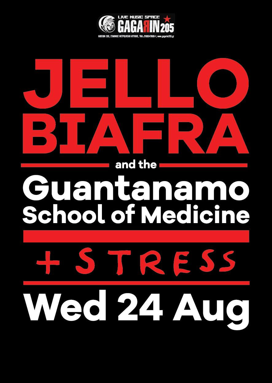 THE STRESS: Εμφανίζονται μαζί με τον JELLO BIAFRA στο GAGARIN!