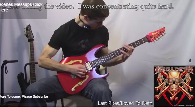 Όλη η Ιστορια των Megadeth σε 160 Riffs!!! In ONe Take!