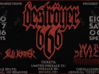 Destroyer 666: Σε Αθήνα & Θεσ/νίκη τον Οκτώβριο!