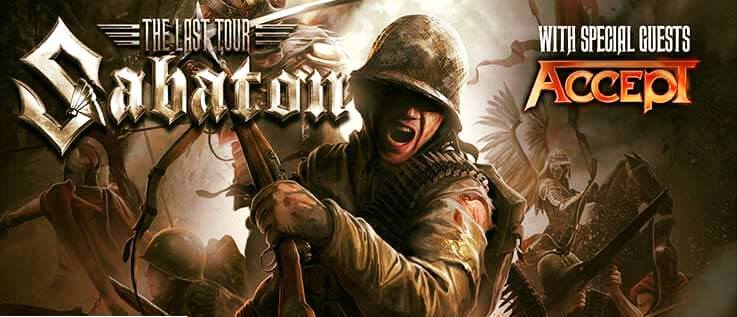 SABATON & ACCEPT μαζί για πρώτη φορά στην Ελλάδα τον Μάρτιο (Αθήνα-Θεσ/νίκη)!
