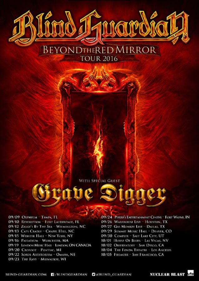 BLIND GUARDIAN: Θα παίξουν ζωντανά όλο το ‘Imaginations From The Other Side’ στη Βόρειο Αμερική