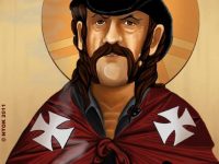 Η αγιογραφία (εικόνισμα) του LEMMY συνεχίζει τη “λιτανεία” και πάει στη Θεσ/νίκη!