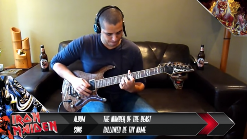 155 riff των IRON MAIDEN, σε ένα βίντεο, από έναν άνθρωπο!