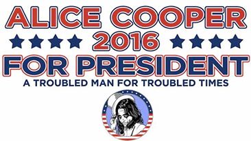 ALICE COOPER: Κατεβαίνει στις εκλογές για πρόεδρος!