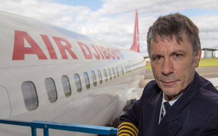 BRUCE DICKINSON: Πιλότος στην πρώτη επιβατική πτήση της Air Djibouti, μετά τη χρεωκοπία του 2002!