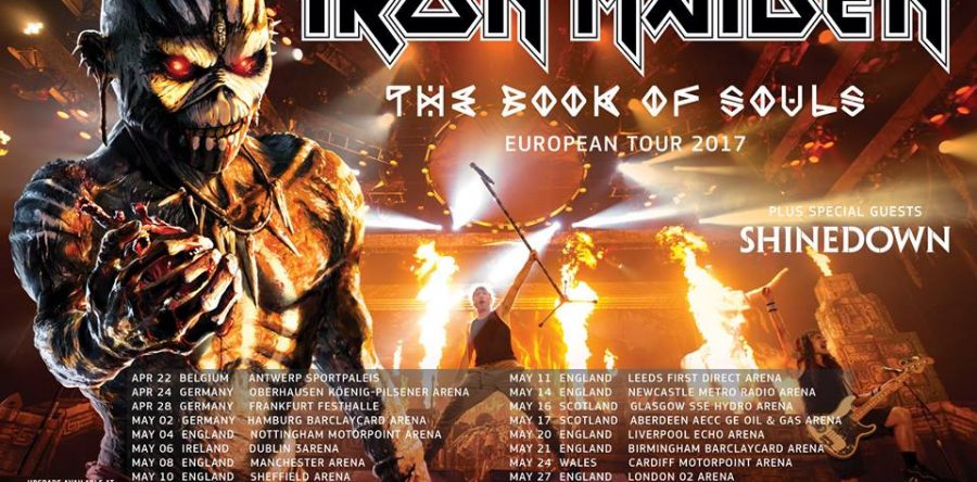 IRON MAIDEN: Ημερομηνίες Ευρωπαϊκής περιοδείας 2017!