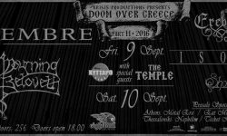 Doom over Greece II: Oι ώρες εμφάνισης και όλες οι λεπτομέρειες για Novembre / Mourning Beloveth / Ereb Altor / Isole / Shores of Null / The Temple