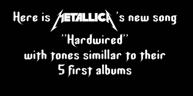 METALLICA: Πως θα ακουγονταν το Hardwired εαν είχε ηχογραφηθεί στην κάθε περίοδο της Μπάντας ξεχωριστά!