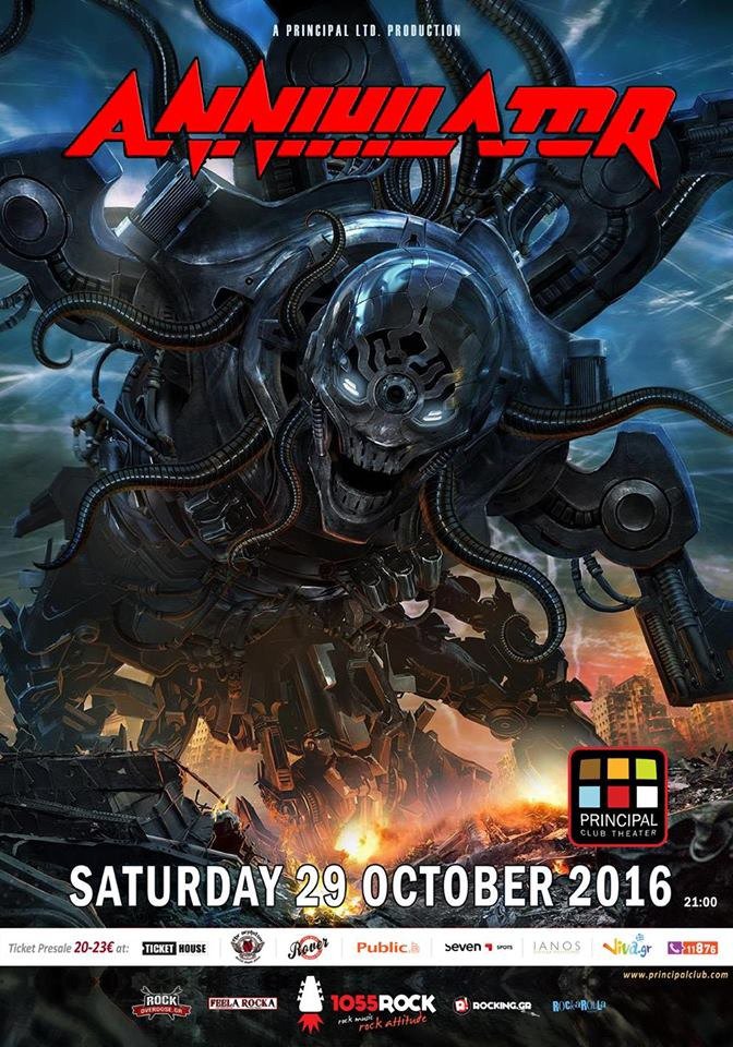 Ανταπόκριση: ANNIHILATOR, Morphinject @ Principal Club Theater, Θεσσαλονίκη (29/10/2016)