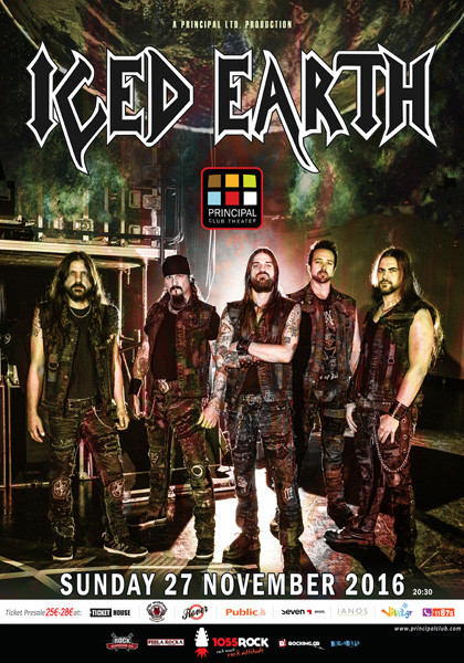 Δείτε ολόκληρη την εμφάνιση των ICED EARTH στο Principal Club Theater στην Θεσσαλονίκη!