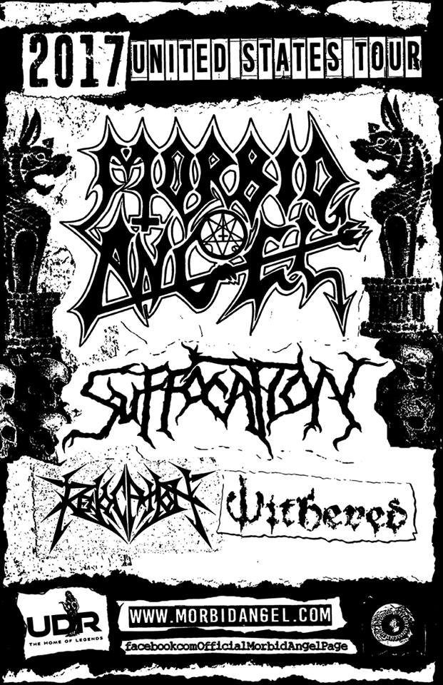 MORBID ANGEL: Ανακοινώνουν νέο κιθαρίστα και περιοδεία με SUFFOCATION, REVOCATION, WITHERED