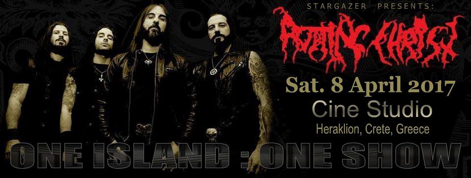 ROTTING CHRIST: Στις 8 Απριλίου στη Κρήτη!