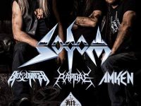 SODOM στην ΑΘΗΝΑ, support μπάντες: Bio-Cancer, Rapture, Amken