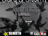 Οι DIARY OF DREAMS live in Athens με Special Guests τους ENEMY OF REALITY, DAFFODIL, iN sCissorS ,One Notion!