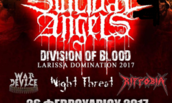 Ποιοι είναι οι συμπολεμιστές των SUICIDAL ANGELS αυτή τη Κυριακή (26/2/2017) στη Λάρισα ;