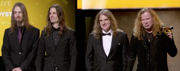 MEGADETH: Κερδίζουν βραβείο Grammy, για το “Dystopia” ενώ τα ηχεία παίζανε το “Master Of Puppets” των METALLICA!