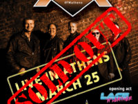SOLD OUT η συναυλία των FM + Lace n Leather  στο Crow Club το Σάββατο 25/3!
