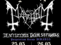 Δελτίο Τύπου: MAYHEM live σε Αθήνα και Θεσ/νίκη – Όλες οι λεπτομέρειες!