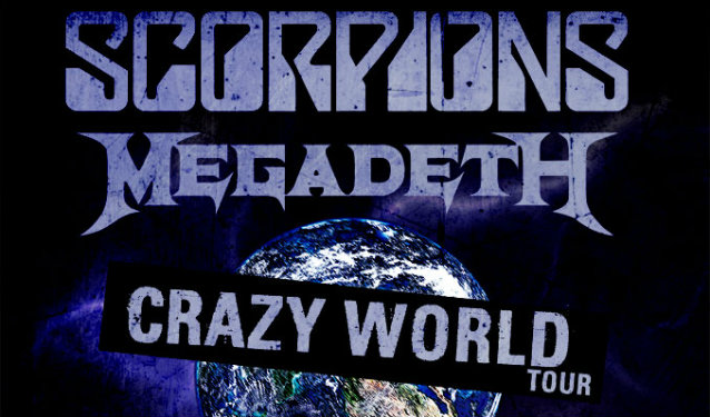 MEGADETH: Θα περιοδεύσουν μαζί με τους SCORPIONS στην “Crazy World” Αμερικάνικη περιοδεία τους