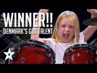 10χρονη ντράμερ κερδίζει το Denmark’s Got Talent παίζοντας RAGE AGAINST THE MACHINE & LED ZEPPELIN