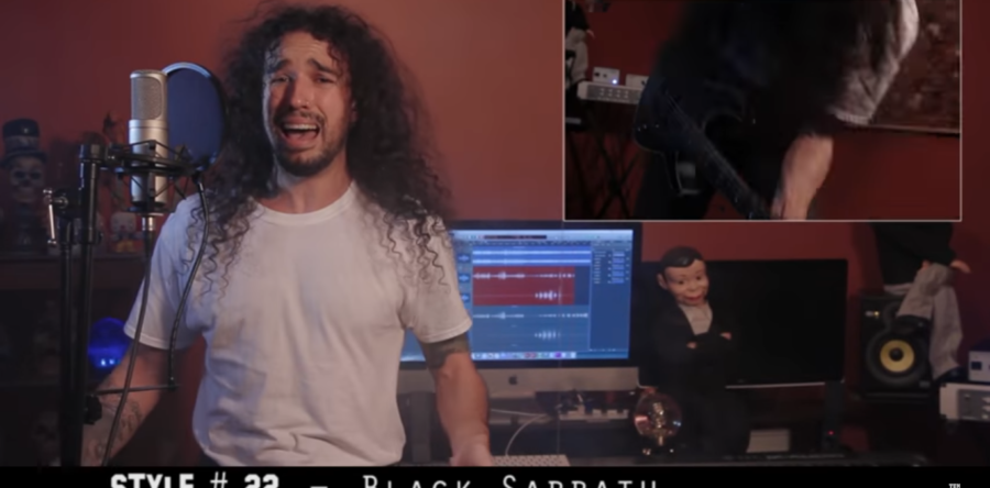 To “Give It Away” των RED HOT CHILI PEPPERS στο στυλ των BLACK SABBATH, SLIPKNOT, KORN, GUNS ‘N’ ROSES από τον Anthony Vincent