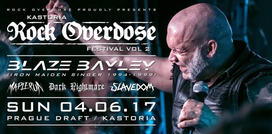 Kastoria Rock Overdose Fest με BLAZE BAYLEY (Ex-IRON MAIDEN): Ξεκίνησε η προπώληση!