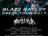 BLAZE BAYLEY: Ο πρώην τραγουδιστής των Iron Maiden σε πανελλαδική περιοδεία.”