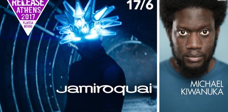 RELEASE ATHENS: Ακυρώνεται η 3η μέρα (Jamiroquai, Michael Kiwanuka, tba)