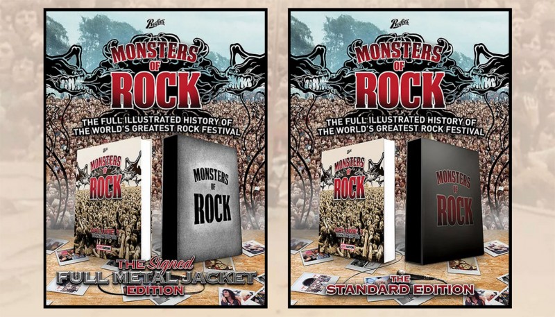 Νέο βιβλίο για τον εορτασμό του Monsters of Rock festival και του Download