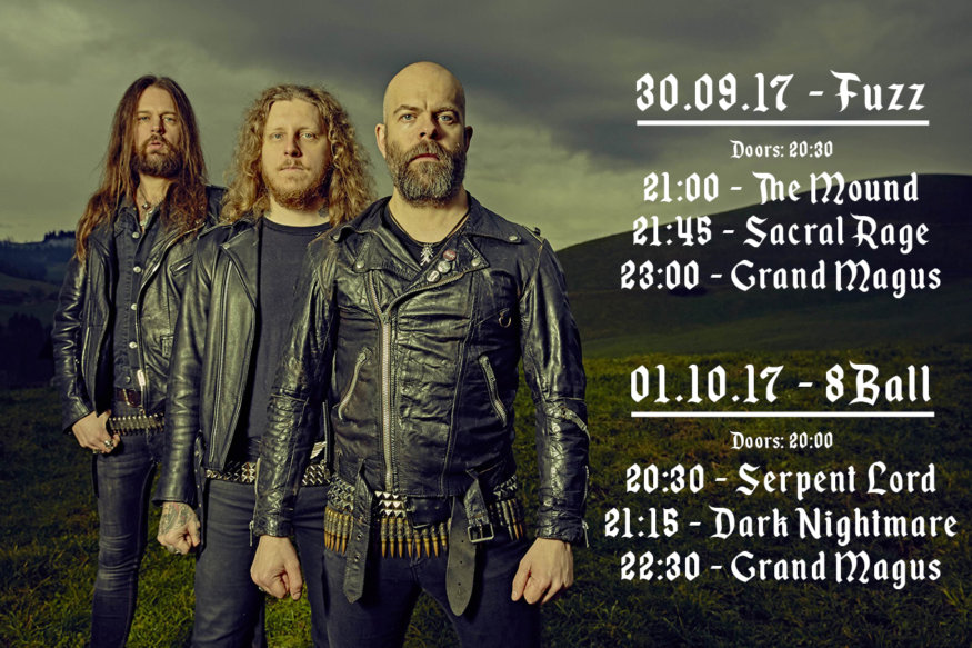 GRAND MAGUS: Οι ώρες εμφάνισης για τις συναυλίες της Αθήνας & της Θεσσαλονίκης