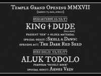 Το Temple ανοίγει τις πόρτες του με συναυλίες των King Dude και Aluk Todolo