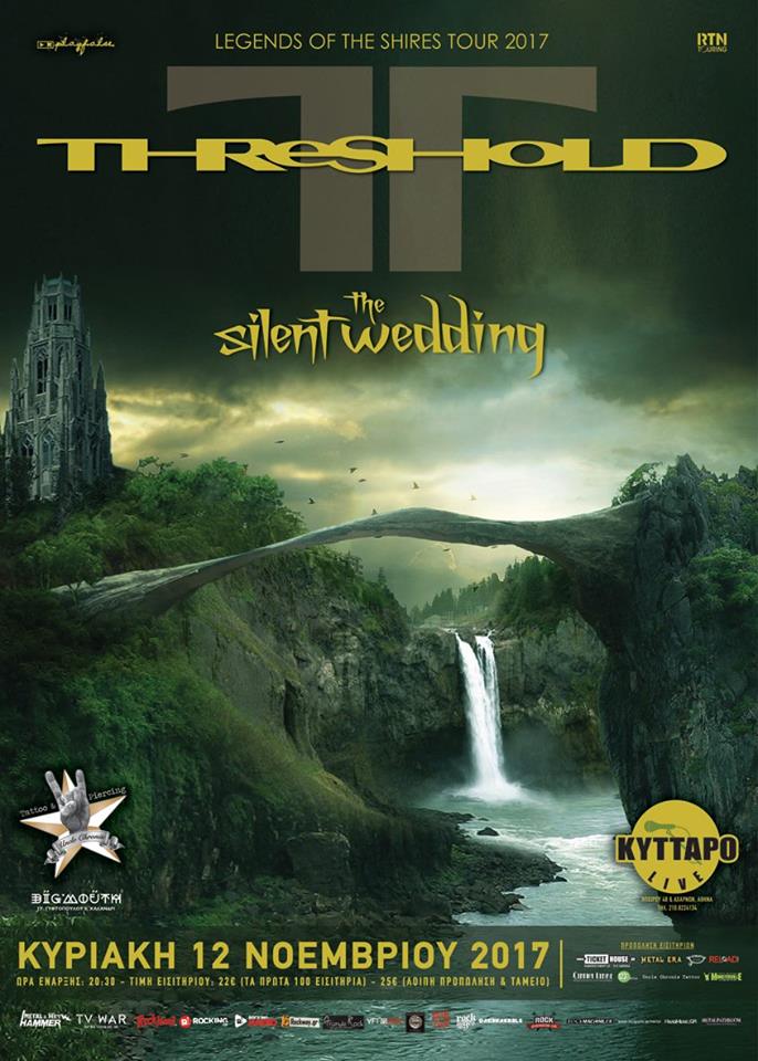 Ανταπόκριση: THRESHOLD, The Silent Wedding @Κύτταρο, Αθήνα (12/11/2017)