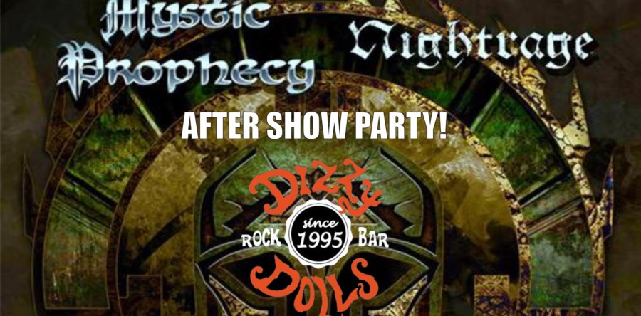 Firewind,Rage,Mystic Prophecy,Nightrage AFTER SHOW PARTY στο Dizzy Dolls!