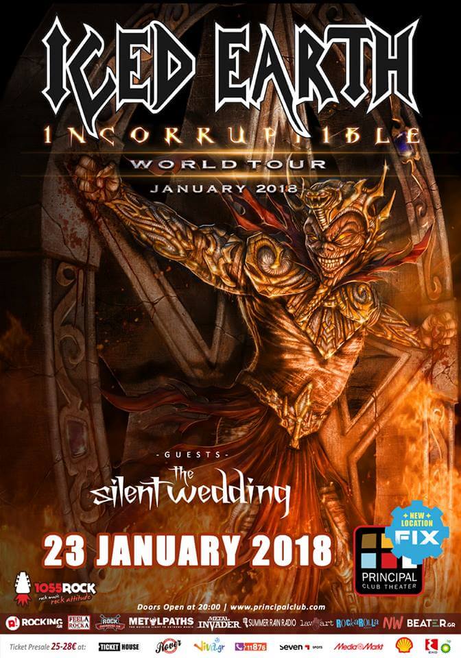 THE SILENT WEDDING: Ανοίγουν τη συναυλία των ICED EARTH στη Θεσσαλονίκη!