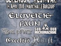BARE INFINITY: Θα συμμετέχουν στο Belenus Festival στην Ελβετία μαζι με Eluveitie ,Faun κ.α