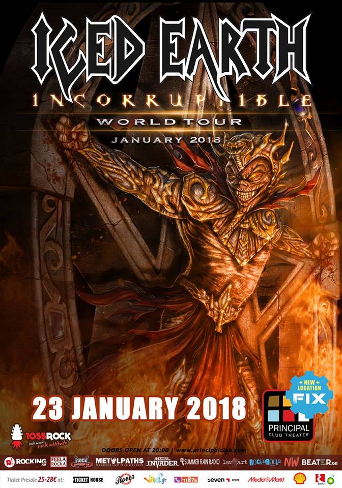 Ανταπόκριση: ICED EARTH – The Silent Wedding @ Principal Club Theater, Θεσ/νίκη (23/1/2018)
