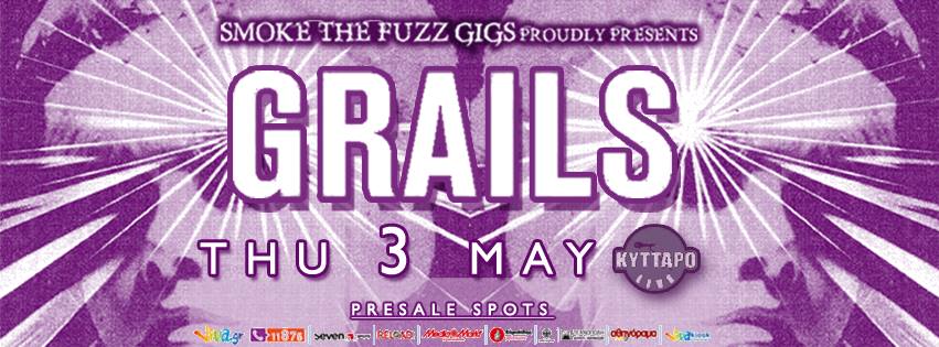 GRAILS: Live στην Αθήνα τον Μάιο!
