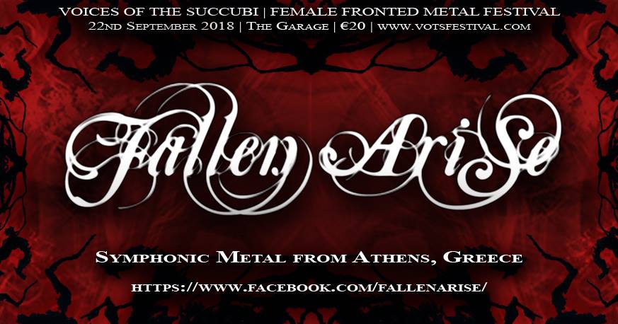FALLEN ARISE: Co-headliners στο “Voices Of The Succubi Festival” στη Μάλτα!