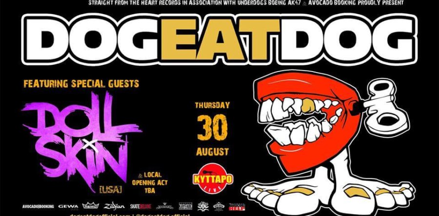DOG EAT DOG: Έρχονται τον Αύγουστο για live στην αθήνα, μαζί με Doll Skin!