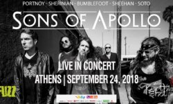 Ανακοινώθηκε το support act για τη συναυλία των SONS OF APOLLO