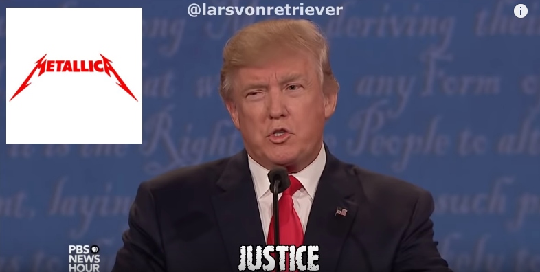 O Donald Trump τραγουδάει το And Justice For All… των Metallica! (MetalTrump)