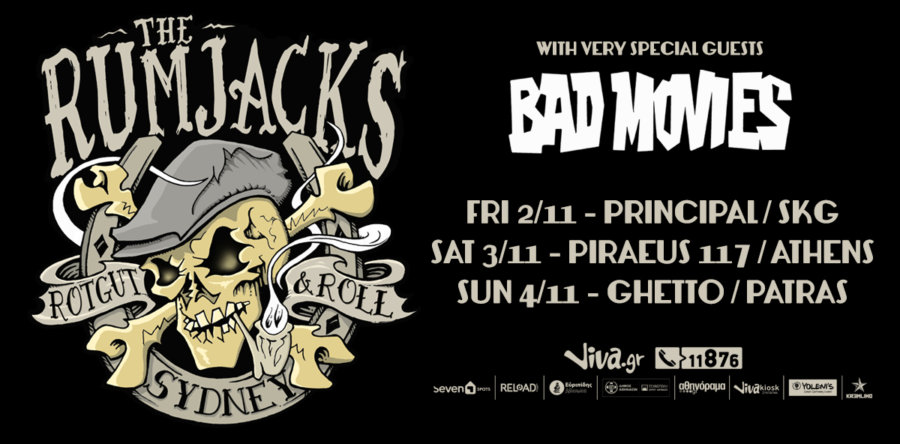 The Rumjacks και Bad Movies σε πανελλαδική περιοδεία.