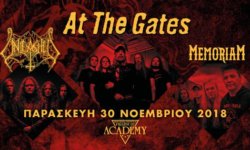 Πρόγραμμα συναυλίας AT THE GATES – UNLEASHED – MEMORIAM