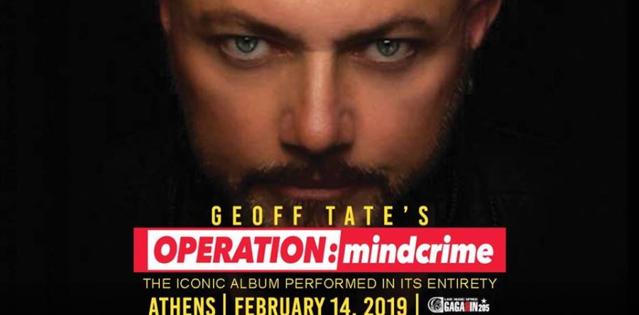 GEOFF TATE’S OPERATION MINDCRIME Live in Athens με SPECIAL GUESTS: ILLUSORY, τελευταίες λεπτομέρειες!
