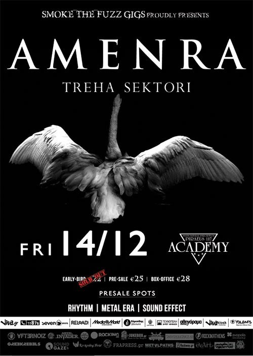 Ανταπόκριση: AMENRA, Treha Sektori @ Piraeus 117 Academy, Αθήνα (14/12/2018)
