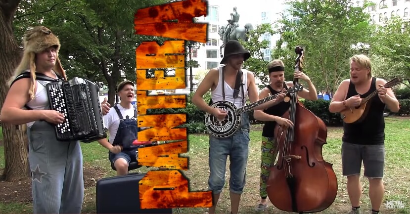 Το  “Cemetery Gates”  διασκευασμένο σε Polka Style απο τους STEVE ‘N’ SEAGULLS!